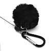 Aluminum Alloy Pom Pom Ball Beadable Keychain Bar HJEW-Q001-01D-3