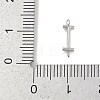 304 Stainless Steel Letter Connector Charms STAS-M108-01P-09-3
