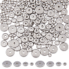 230Pcs 4 Style 304 Stainless Steel Beads STAS-DC0014-47-1