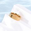 201 Stainless Steel Wide Band Finger Rings RJEW-K252-02C-G-3