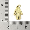 Brass Micro Pave Cubic Zirconia Pendants KK-M283-13F-02-3