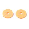 Flat Round Eco-Friendly Handmade Polymer Clay Beads CLAY-R067-10mm-15-6