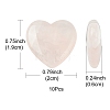 Natural Rose Quartz Heart Palm Stone G-YW0001-52A-3