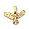 304 Stainless Steel Pendants STAS-F336-01C-G-1