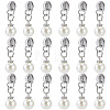 30Pcs Zinc Alloy with Round Resin Replacement Zipper Sliders FIND-CY0002-22P-7