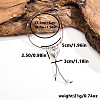 Boho Alloy Heart Pendant Leather Cord Necklaces for Women WG14524-01-2