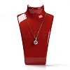 Plastic Necklace Bust Display Stands NDIS-P003-01D-4