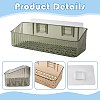 Rectangle Acrylic Wall Mounted Holders for Bathroom AJEW-FZC0003-02C-2