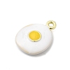 Food Theme Alloy Enamel Pendants FIND-C075-10A-G-2