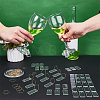 50Pcs Acrylic Wine Glass Charms DIY-FG0010-37-3