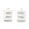 Non-Tarnish 201 Stainless Steel Charms X-STAS-C021-06P-E-2