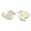 Alloy Enamel Pendants ENAM-A143-10KCG-04-2