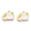 Alloy Enamel Pendants ENAM-T009-45A-RS-2