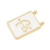 Brass Enamel Pendants KK-L251-01G-A04-2