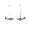Alloy Enamel Dangle Earrings WG630D2-01-4
