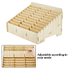 30 Compartments Wooden Cell Phones Storage Box ODIS-WH0038-80A-4