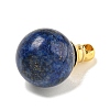 Natural Lapis Lazuli Perfume Bottle Pendants G-K338-22G-06-2