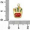 304 Stainless Steel Enamel Pendants STAS-I355-12G-06-3