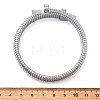 304 Stainless Steel Stretch Bracelets for Women BJEW-A031-03P-3