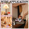 32Pcs Heart Shaped Iron Packing Boxes with Visible Window Lid CON-GO0001-17-5