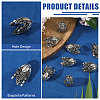 2 Bags Alloy Bead Caps FIND-PH0038-39AS-4