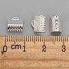 Iron Ribbon Crimp Ends E004Y-S-01-3