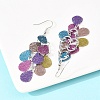430 Stainless Steel Dangle Earrings EJEW-B157-01E-3