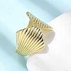 Brass Cuff Rings for Women RJEW-H262-06F-G-2