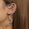 Alloy Snake Cuff Earrings for Girl Women Gift PW-WG3494F-02-2