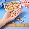 11 Strands 11 Styles Baking Paint Pearlized Glass Pearl Round Bead Strands HY-CW0001-04-6