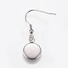 Stainless Steel Dangle Earrings EJEW-WH0001-A04-2