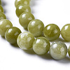 Natural Chinese Jade/Southern Jade Beads Strands G-G735-38-6mm-4