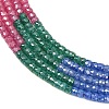 Cubic Zirconia Beads Strands ZIRC-P125-2x3mm-24-3