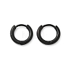 202 Stainless Steel Huggie Hoop Earrings EJEW-F111A-11mm-EB-4