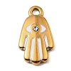304 Stainless Steel Enamel Pendants STAS-Z199-01G-04-1
