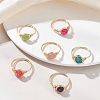 Natural Quartz Finger Rings RJEW-JR00968-3