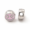 Rack Plating Alloy Enamel Beads FIND-G051-01P-04-2