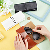   3Pcs 3 Colors Portable PU Leather Glasses Cases AJEW-PH0004-70-3