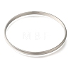 Non-Tarnish 304 Stainless Steel Plain Bangles BJEW-L664-024E-P-01-2