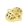 Hollow Brass Pendants for Valentine's Day KK-M289-03R-G-2