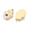 304 Stainless Steel & Enamel Pendants STAS-T073-17G-2