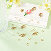 10Pcs 2 Styles Brass Lobster Claw Clasps KK-TA0009-15-7
