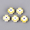 Handmade Porcelain Beads PORC-N012-15E-1
