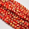 Round Millefiori Glass Beads Strands LK-P002-11-1