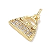 Brass with Crystal Rhinestone Charms RB-CBA6830-07G-02-2