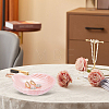 Shell Shaped Porcelain Jewelry Storage Display Trays for Rings AJEW-SP0006-06A-02-5
