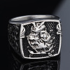 304 Stainless Steel Finger Rings for Men WGC5670-01-3