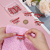 8Pcs Stainless Steel Brooches JEWB-ME00003-3