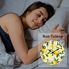 MDF Printed Wall Clock HJEW-WH0058-010-4
