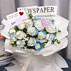 50Pcs Transparent Plastic Wire Name Card Clip Holder AJEW-YW0002-19B-7